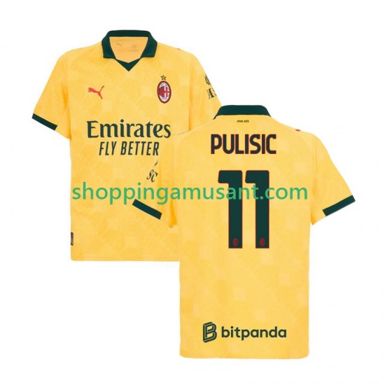 Maillot de Foot AC Milan Christian Pulisic 11 Homme Neutre 2025-2026 Manche Courte
