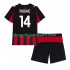 Maillot de Foot AC Milan Modrić Luca 14 Enfant Domicile 2025-2026 Manche Courte