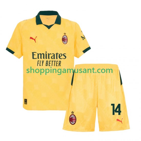 Maillot de Foot AC Milan Modrić Luca 14 Enfant Neutre 2025-2026 Manche Courte