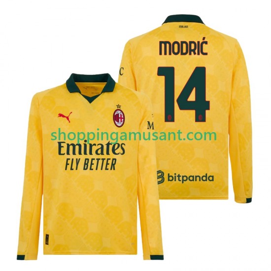 Maillot de Foot AC Milan Modrić Luca 14 Homme Neutre 2025-2026 Manche Longue