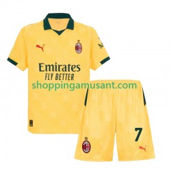 Maillot de Foot AC Milan Santiago Gimenez 7 Enfant Neutre 2025-2026 Manche Courte