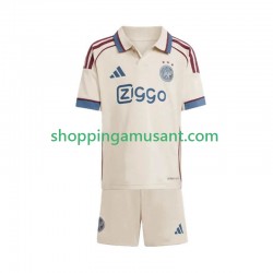 Maillot de Foot Ajax Amsterdam Enfant Neutre 2025-2026 Manche Courte