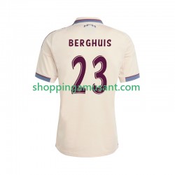 Maillot de Foot Ajax Amsterdam Steven Berghuis 23 Homme Neutre 2025-2026 Manche Courte