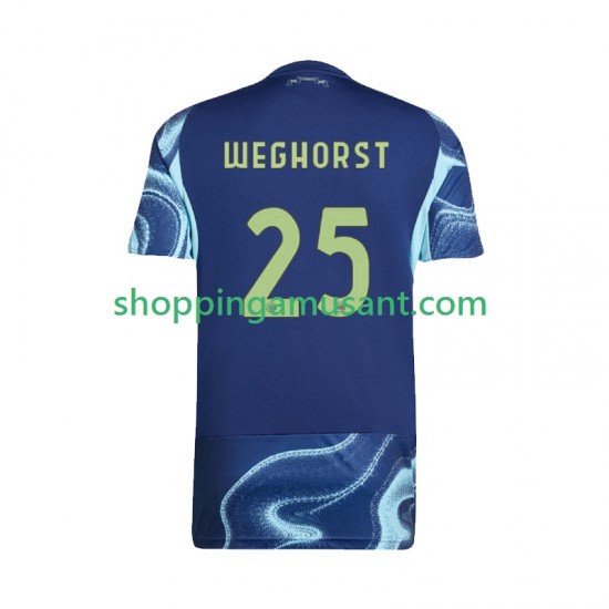 Maillot de Foot Ajax Amsterdam Wout Weghorst 25 Homme Extérieur 2025-2026 Manche Courte