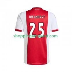Maillot de Foot Ajax Amsterdam Wout Weghorst 25 Homme Domicile 2025-2026 Manche Courte