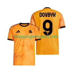 Maillot de Foot AS Rome Artem Dovbyk 9 Homme Extérieur 2025-2026 Manche Courte
