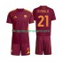 Maillot de Foot AS Rome Dybala 21 Enfant Domicile 2025-2026 Manche Courte