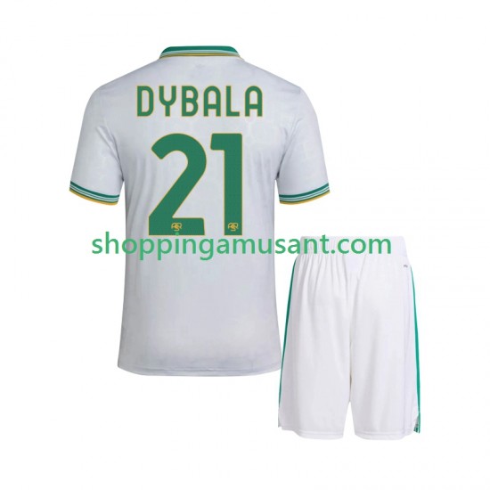 Maillot de Foot AS Rome Dybala 21 Enfant Neutre 2025-2026 Manche Courte