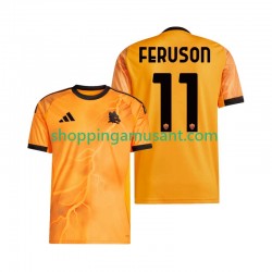 Maillot de Foot AS Rome Evan Ferguson 11 Homme Extérieur 2025-2026 Manche Courte