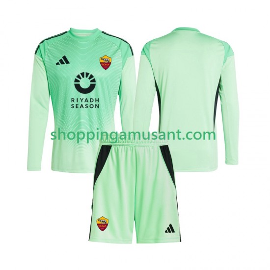 Maillot de Foot AS Rome Gardien Enfant Extérieur 4ème 2025-2026 Manche Longue