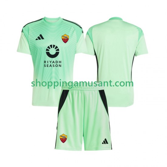 Maillot de Foot AS Rome Gardien Enfant Extérieur 4ème 2025-2026 Manche Courte