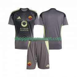 Maillot de Foot AS Rome Gardien Enfant Domicile 2025-2026 Manche Courte
