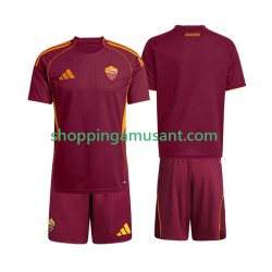 Maillot de Foot AS Rome Enfant Domicile 2025-2026 Manche Courte