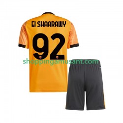 Maillot de Foot AS Rome Stephan El Shaarawy 92 Enfant Extérieur 2025-2026 Manche Courte