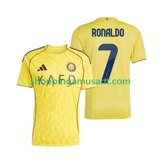Maillot de Foot Al Nassr Cristiano Ronaldo 7 Homme Domicile 2025-2026 Manche Courte