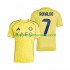 Maillot de Foot Al Nassr Cristiano Ronaldo 7 Homme Domicile 2025-2026 Manche Courte