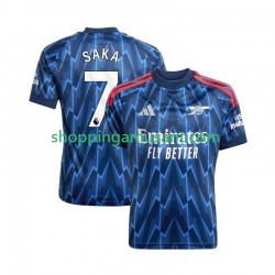Maillot de Foot Arsenal Bukayo Saka 7 Homme Extérieur 2025-2026 Manche Courte