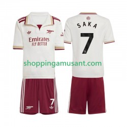 Maillot de Foot Arsenal Bukayo Saka 7 Enfant Neutre 2025-2026 Manche Courte