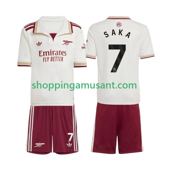 Maillot de Foot Arsenal Bukayo Saka 7 Enfant Neutre 2025-2026 Manche Courte