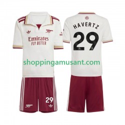 Maillot de Foot Arsenal Kai Havertz 29 Enfant Neutre 2025-2026 Manche Courte