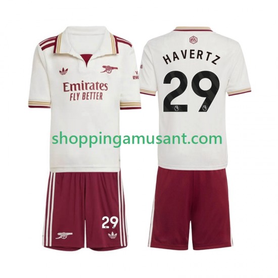 Maillot de Foot Arsenal Kai Havertz 29 Enfant Neutre 2025-2026 Manche Courte