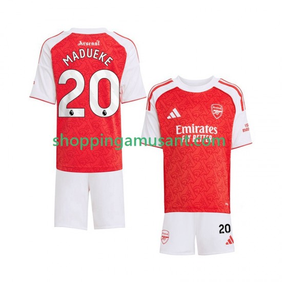 Maillot de Foot Arsenal Noni Madueke 20 Enfant Domicile 2025-2026 Manche Courte