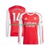 Maillot de Foot Arsenal Viktor Gyokeres 14 Homme Domicile 2025-2026 Manche Longue