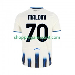 Maillot de Foot Atalanta Daniel Maldini 70 Homme Extérieur 2025-2026 Manche Courte
