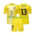 Maillot de Foot Atlético Madrid Jan Oblak 13 Gardien Enfant Domicile 2025-2026 Manche Courte