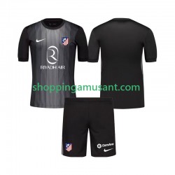 Maillot de Foot Atlético Madrid Gardien Enfant Extérieur 2025-2026 Manche Courte