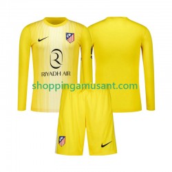 Maillot de Foot Atlético Madrid Gardien Enfant Domicile 2025-2026 Manche Longue