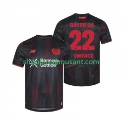 Maillot de Foot Bayer 04 Leverkusen Victor Boniface 22 Homme Domicile 2025-2026 Manche Courte