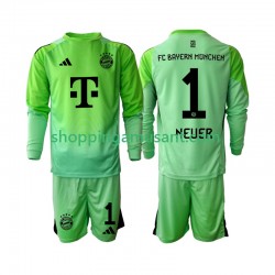 Maillot de Foot Bayern Munich Neuer 1 Gardien Enfant Domicile 2025-2026 Manche Longue