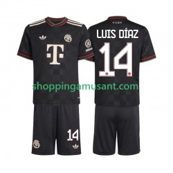 Maillot de Foot Bayern Munich Luis Diaz 14 Enfant Neutre 2025-2026 Manche Courte