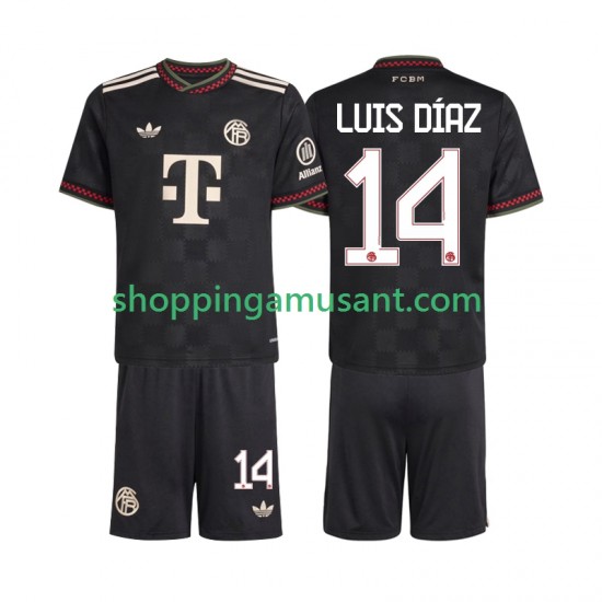 Maillot de Foot Bayern Munich Luis Diaz 14 Enfant Neutre 2025-2026 Manche Courte