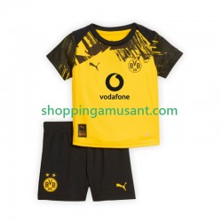 Maillot de Foot Borussia Dortmund Enfant Domicile 2025-2026 Manche Courte