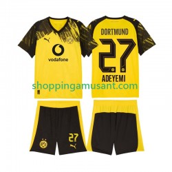 Maillot de Foot Borussia Dortmund Karim Adeyemi 27 Enfant Domicile 2025-2026 Manche Courte