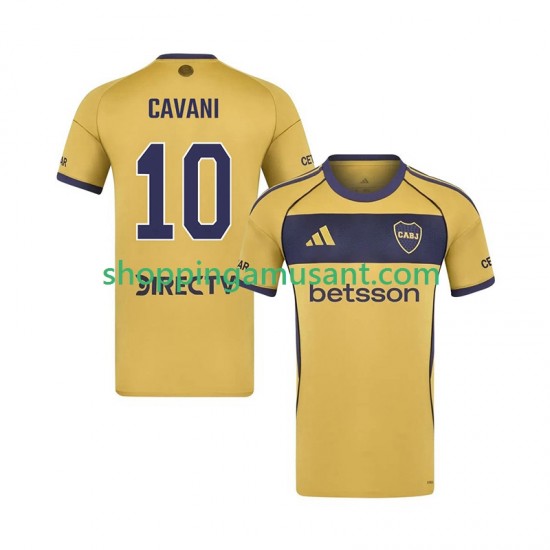 Maillot de Foot CA Boca Juniors Edinson Cavani 10 Homme Extérieur 2025-2026 Manche Courte