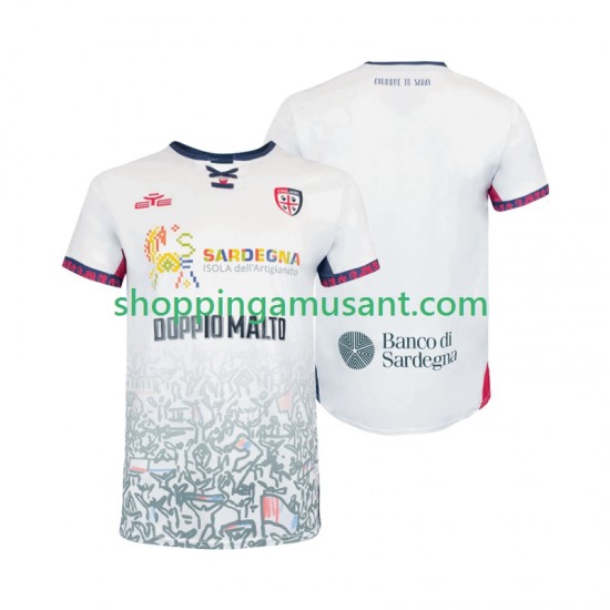 Maillot de Foot Cagliari Homme Extérieur 2025-2026 Manche Courte