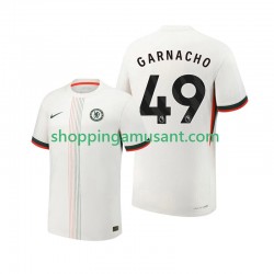 Maillot de Foot Chelsea Alejandro Garnacho 49 Homme Extérieur 2025-2026 Manche Courte