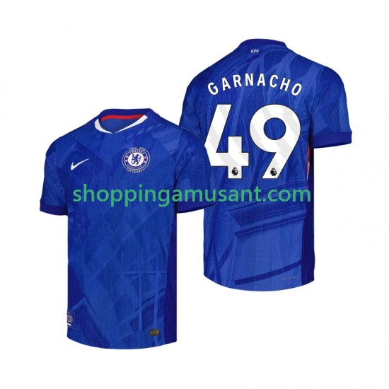 Maillot de Foot Chelsea Alejandro Garnacho 49 Homme Domicile 2025-2026 Manche Courte