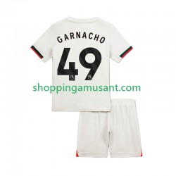 Maillot de Foot Chelsea Alejandro Garnacho 49 Enfant Extérieur 2025-2026 Manche Courte