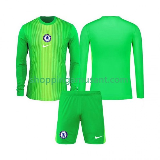 Maillot de Foot Chelsea Gardien Enfant Extérieur 2025-2026 Manche Longue