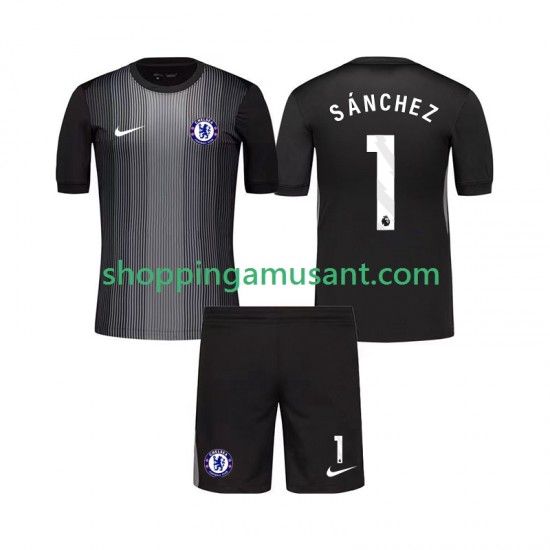 Maillot de Foot Chelsea Robert Sanchez 1 Gardien Enfant Domicile 2025-2026 Manche Courte