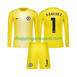 Maillot de Foot Chelsea Robert Sanchez 1 Gardien Enfant Neutre 2025-2026 Manche Longue
