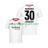 Maillot de Foot Eintracht Frankfurt Michy Batshuayi 30 Homme Extérieur 2025-2026 Manche Courte