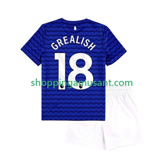 Maillot de Foot Everton Jack Grealish 18 Enfant Domicile 2025-2026 Manche Courte