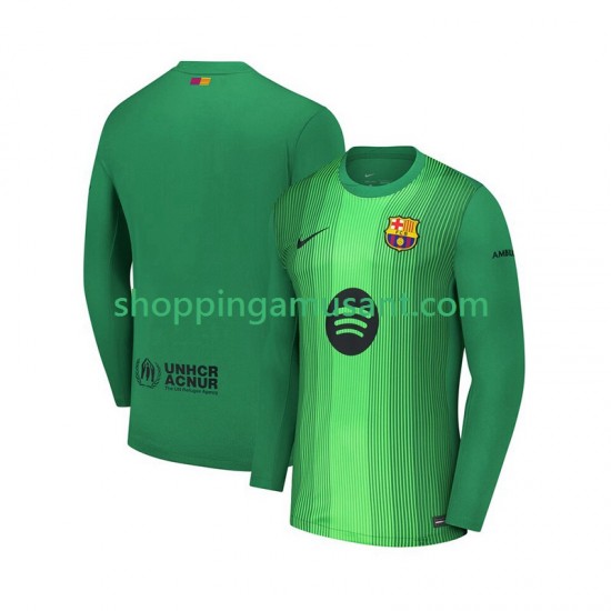 Maillot de Foot FC Barcelone Gardien Homme Domicile 2025-2026 Manche Longue