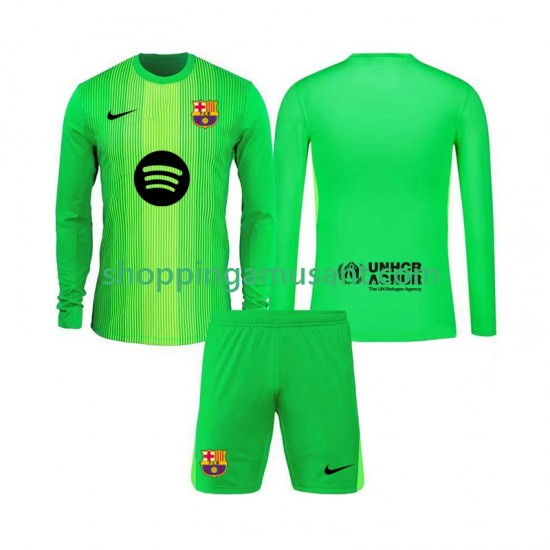 Maillot de Foot FC Barcelone Gardien Enfant Domicile 2025-2026 Manche Longue