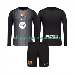 Maillot de Foot FC Barcelone Gardien Enfant Neutre 2025-2026 Manche Longue